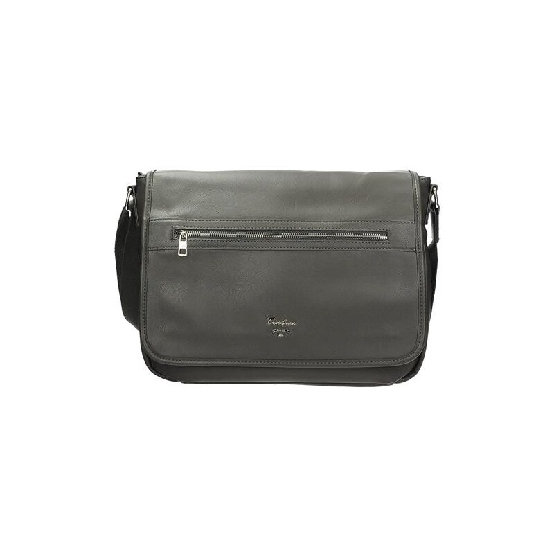 DAVID JONES Pánská taška na laptop přes rameno v šedé barvě