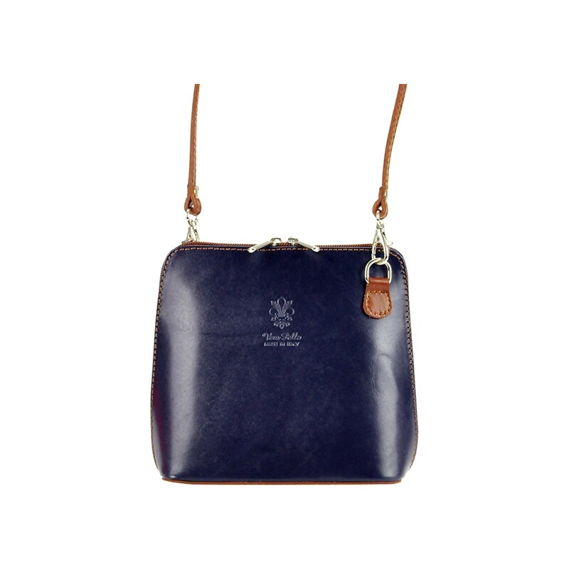 Barberinis Kožená crossbody kabelka Vera Pelle 1702 MULTI modrá / 62238206