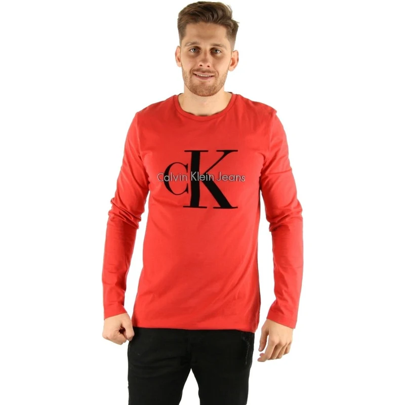 Calvin Klein pánské červené tričko - GLAMI.cz