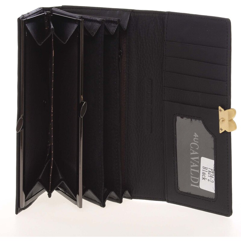 Lorenti Designová dámská peněženka Cavaldi M, černá