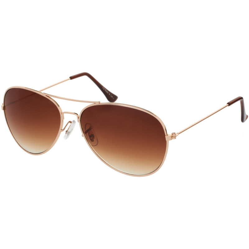ASOS Gold Aviator Sunglasses