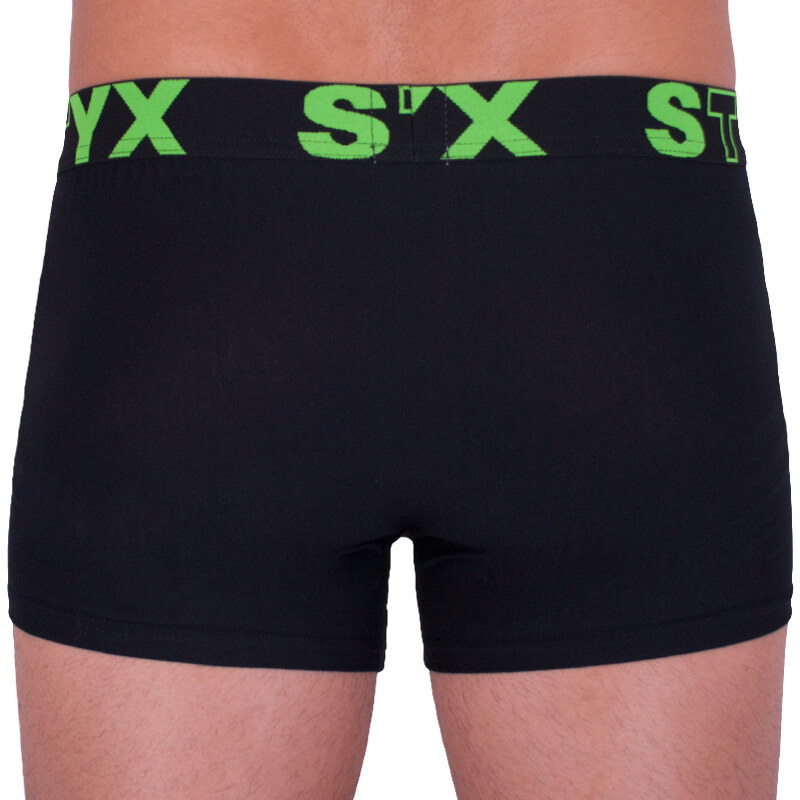 Pánské boxerky Styx sportovní guma nadrozměr černé (R962) 4