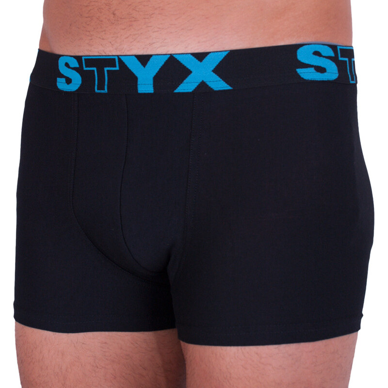 Pánské boxerky Styx sportovní guma nadrozměr černé (R961) 4