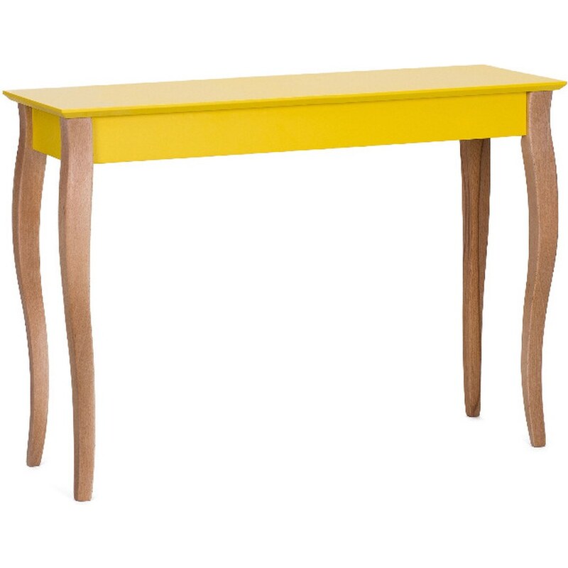 Žlutý odkládací konzolový stolek Ragaba Dressing Table, 105 x 74 cm