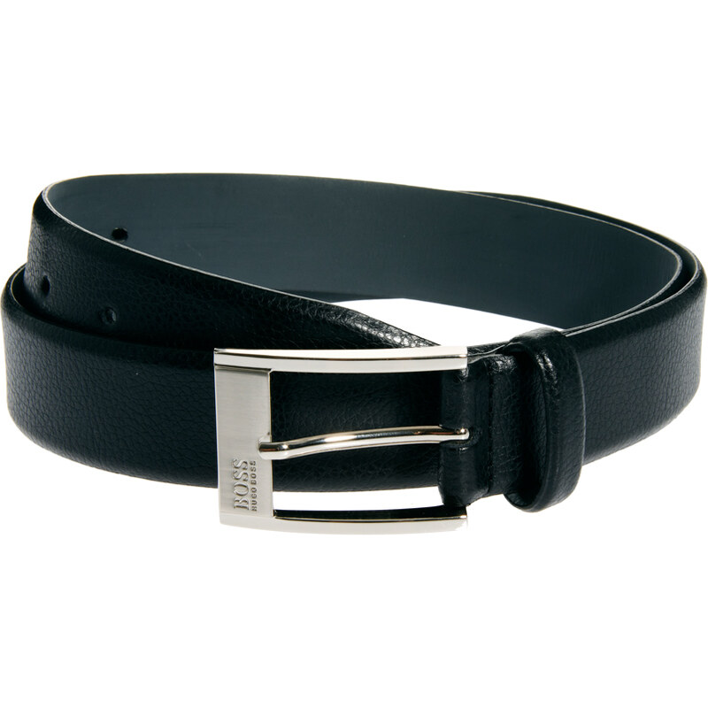 Hugo Boss Ellot Leather Belt - Black