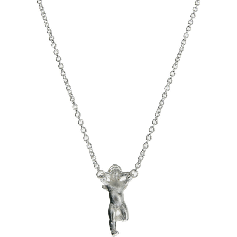 Bill Skinner Laying Cherub Pendant Necklace