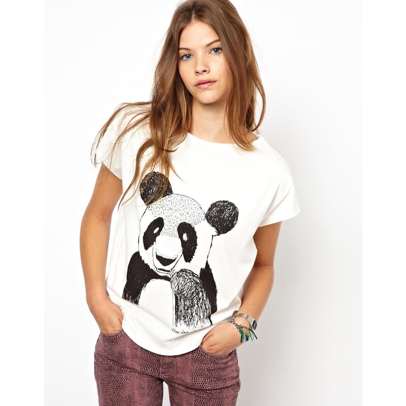 People Tree Organic Cotton Panda T Shirt