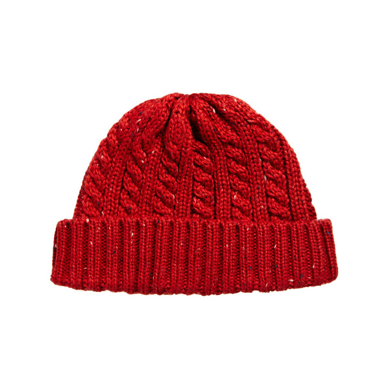 ASOS Fisherman Beanie Hat with Cable