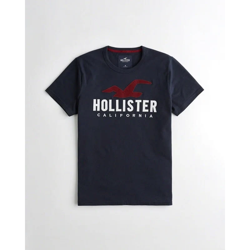 Hollister Co. Pánské tričko Hollister s nášivkou - GLAMI.cz