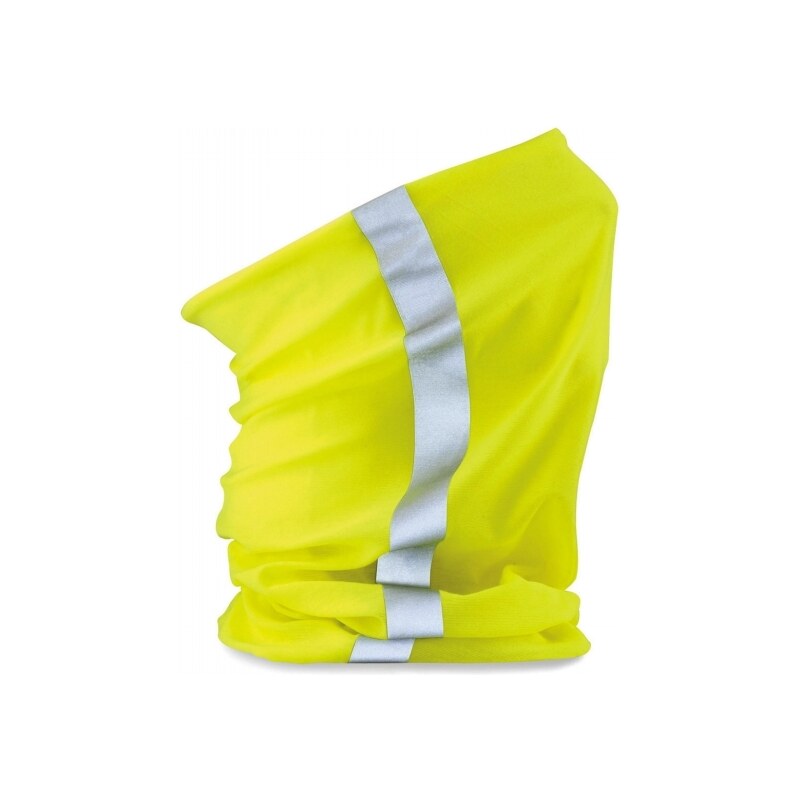 Beechfield Multifunkční šátek Morf s reflexním pruhem 335.69 Beechfield Neonová žlutá