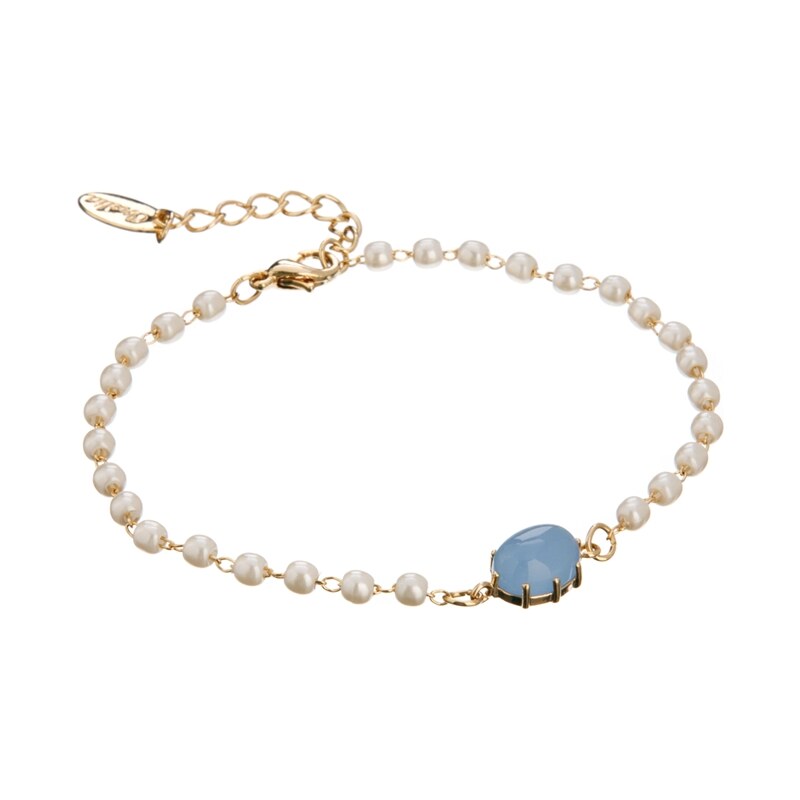 Orelia Pearl & Stone Delicate Bracelet