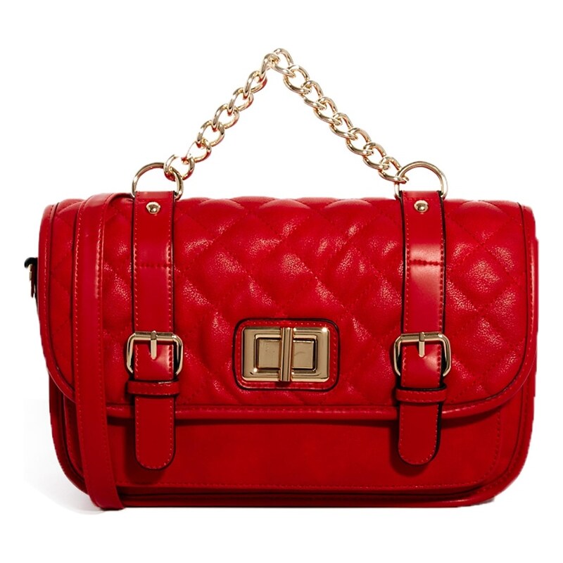 ALDO Perego Red Quilted Across Body Bag