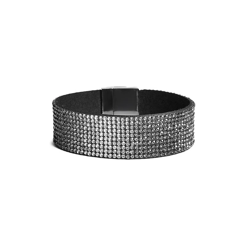 Outlet - GUESS náramek Black Ombre Magnetic Cuff Bracelet, 100000 - GLAMI.cz