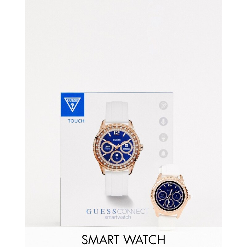 Guess Jemma C1003L1 silicone smart watch White GLAMI.cz