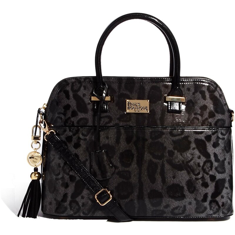 Pauls Boutique Paul's Boutique Maisy Patent Leopard Handbag
