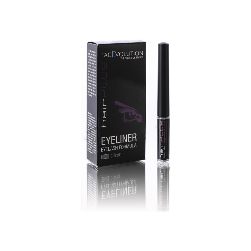 Hairplus Facevolution Hairplus EYELINER stříbrný 1,5 ml