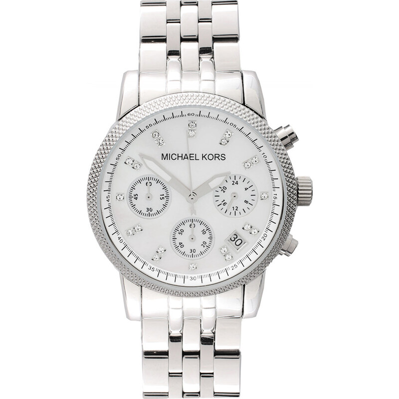 Michael Kors Silver Chronograph Bracelet Watch