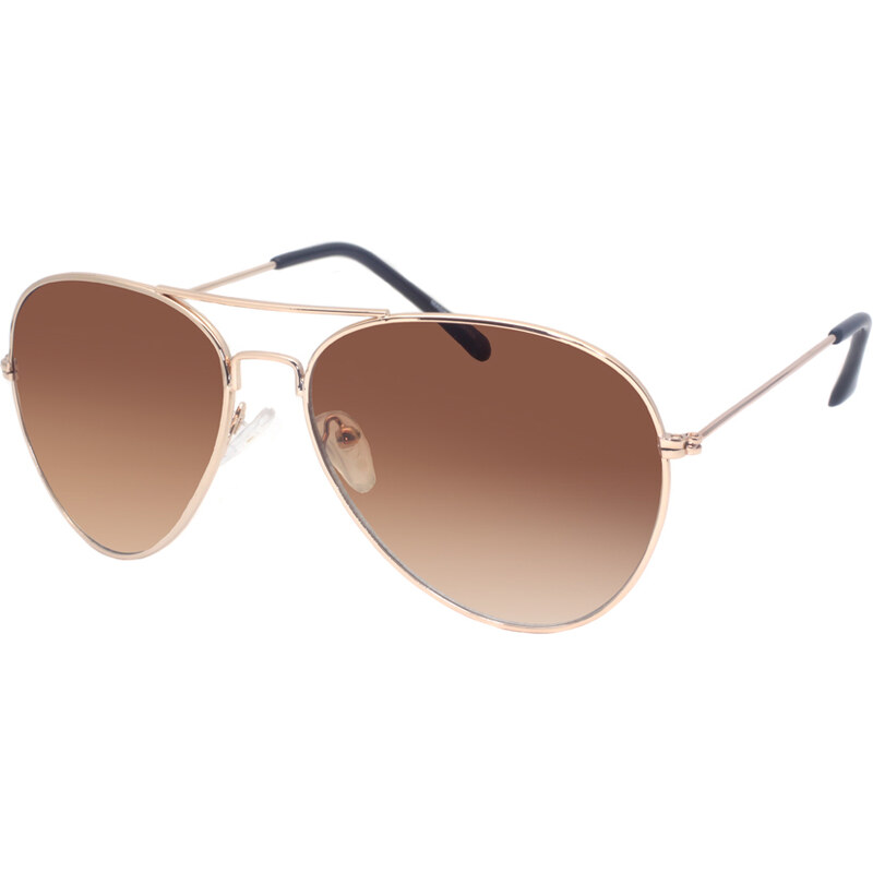 ASOS Gold Aviator Sunglasses