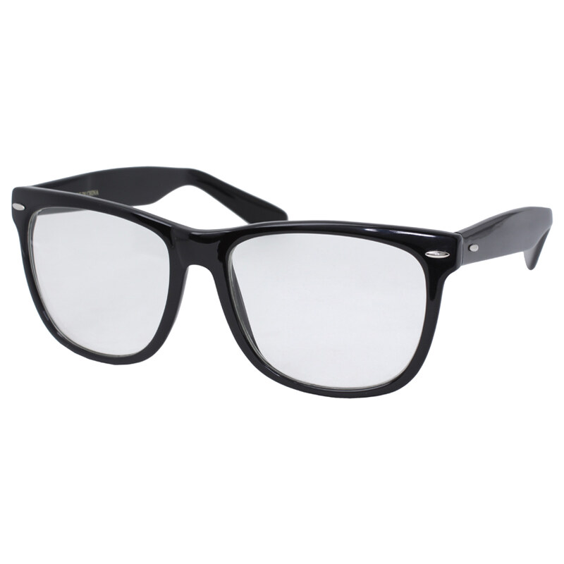 ASOS Wayfarer Glasses With Clear Lens