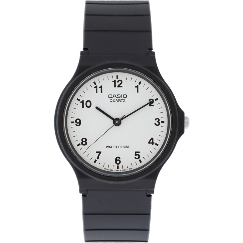 Casio MQ-24-7BLL Analogue Resin Strap Watch - Black