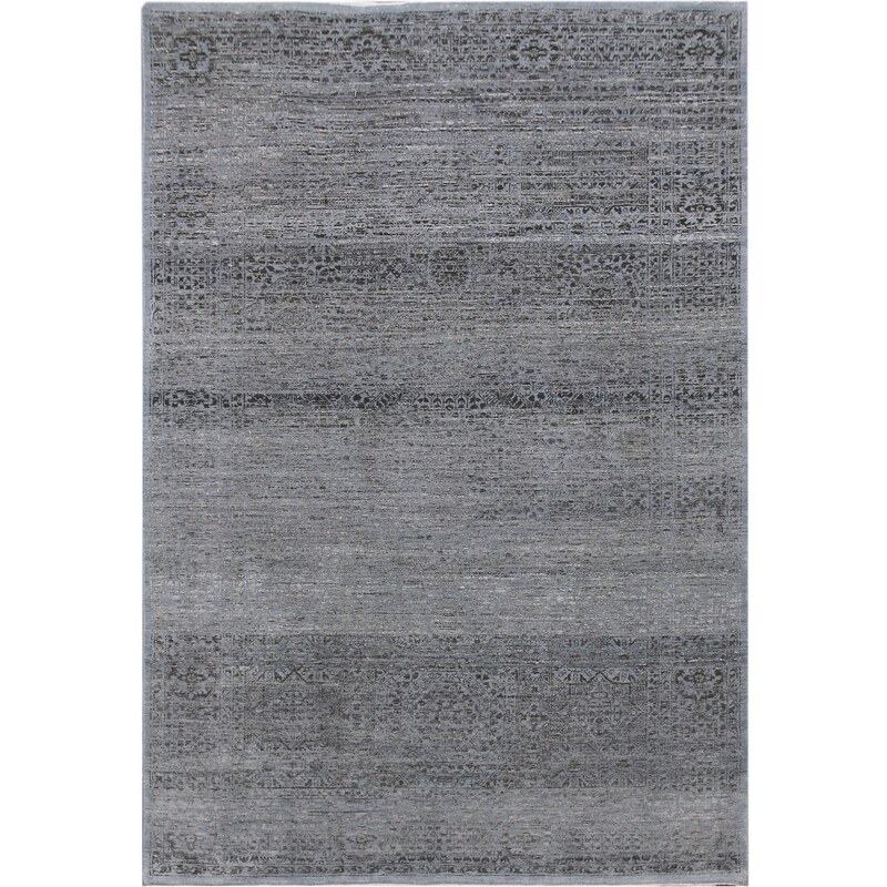 Diamond Carpets koberce Ručně vázaný kusový koberec Diamond DC-MAMLOOK jeans blue/black - 180x275 cm