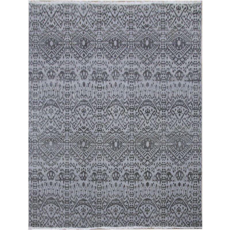 Diamond Carpets koberce Ručně vázaný kusový koberec Diamond DC-EKT L silver/black - 180x275 cm