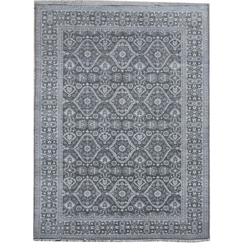 Diamond Carpets koberce Ručně vázaný kusový koberec Diamond DC-HALI B Grey/silver - 180x275 cm