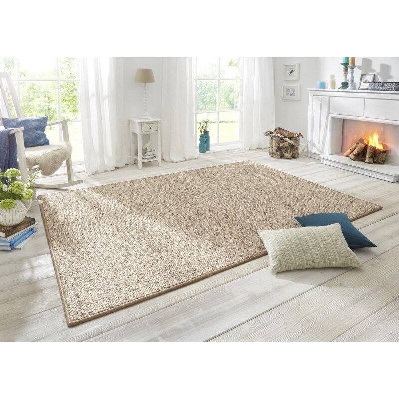 BT Carpet - Hanse Home koberce Ložnicová sada Wolly 102842 Beige Brown - 2 díly: 67x140, 67x250 cm