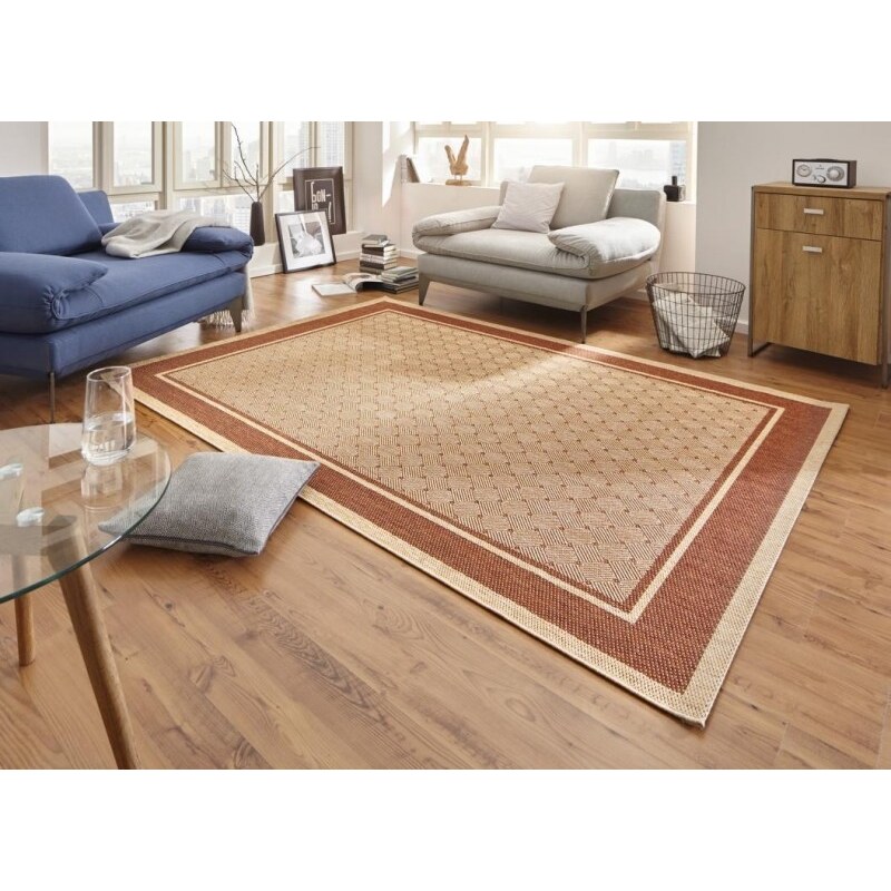 Hanse Home Collection koberce AKCE: 120x170 cm Kusový koberec Natural 102711 Classy Terracotta – na ven i na doma - 120x170 cm
