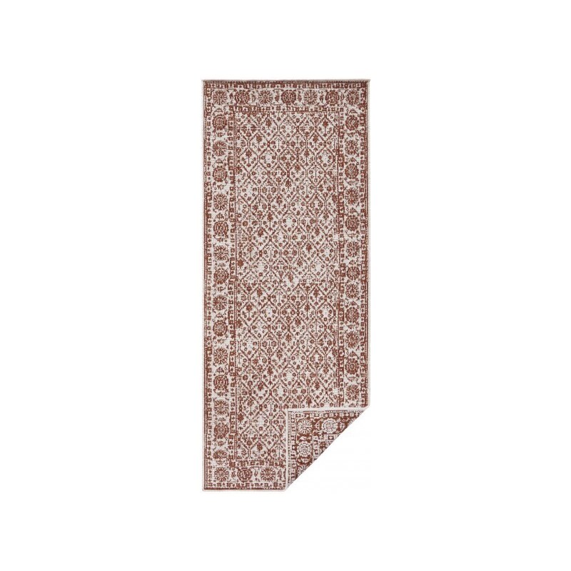 NORTHRUGS - Hanse Home koberce Kusový koberec Twin-Wendeteppiche 103114 terra creme – na ven i na doma - 80x250 cm
