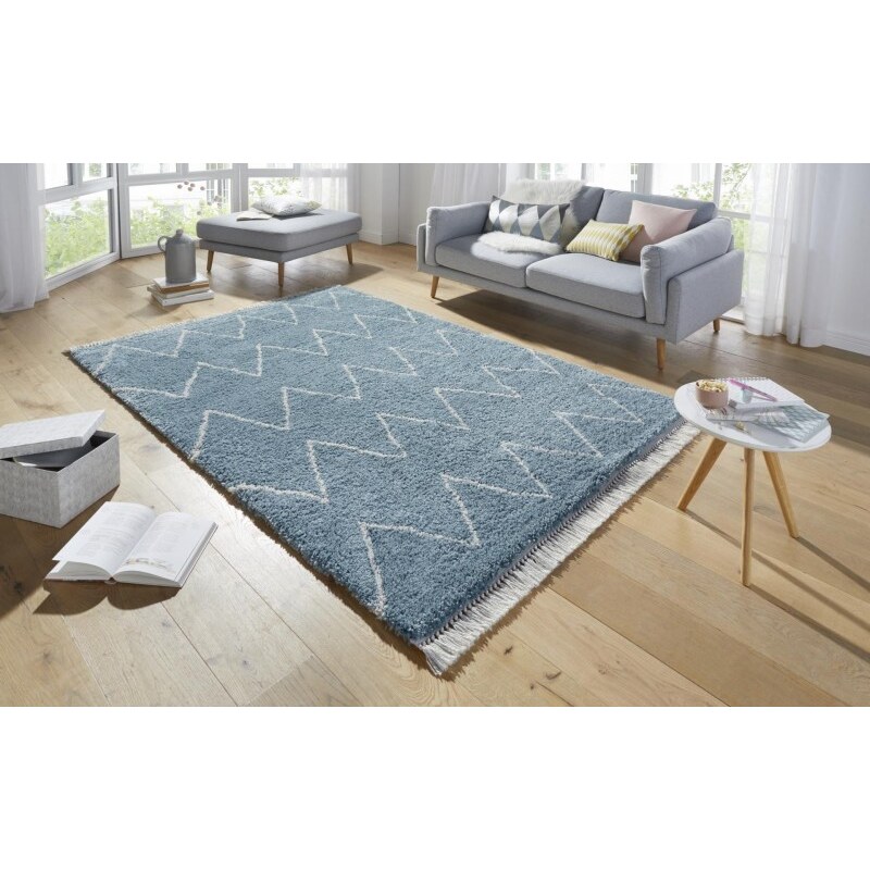 Mint Rugs - Hanse Home koberce Kusový koberec Desire 103319 Blau - 80x200 cm