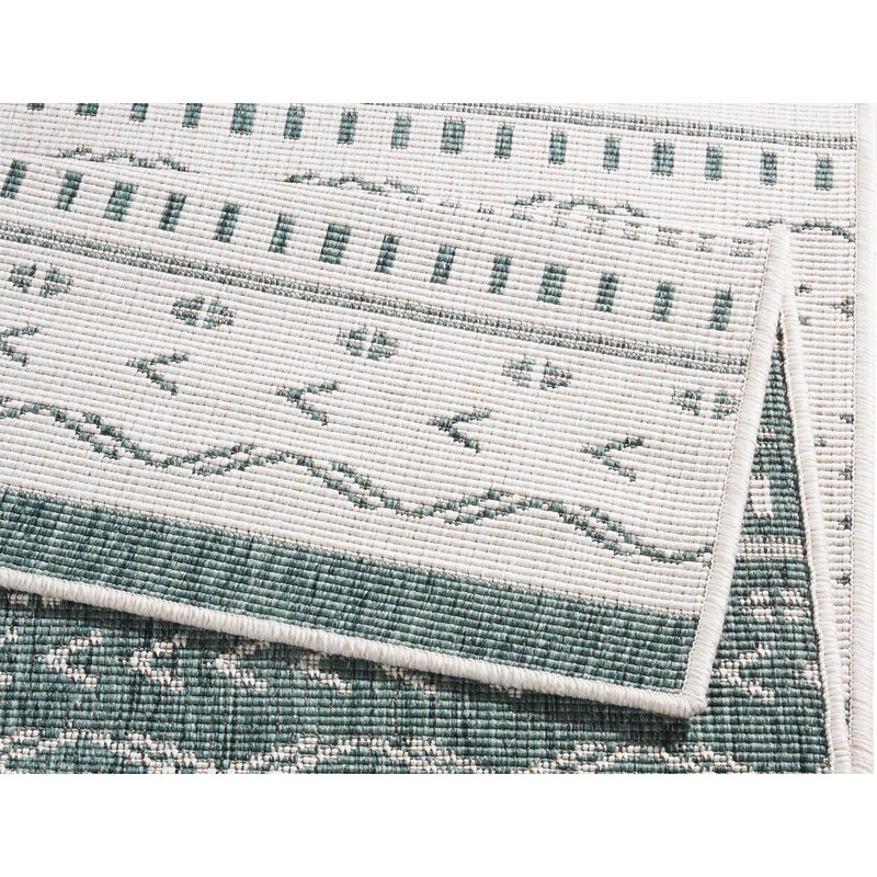 NORTHRUGS - Hanse Home koberce Kusový koberec Twin Supreme 103440 Kuba green creme – na ven i na doma - 80x150 cm