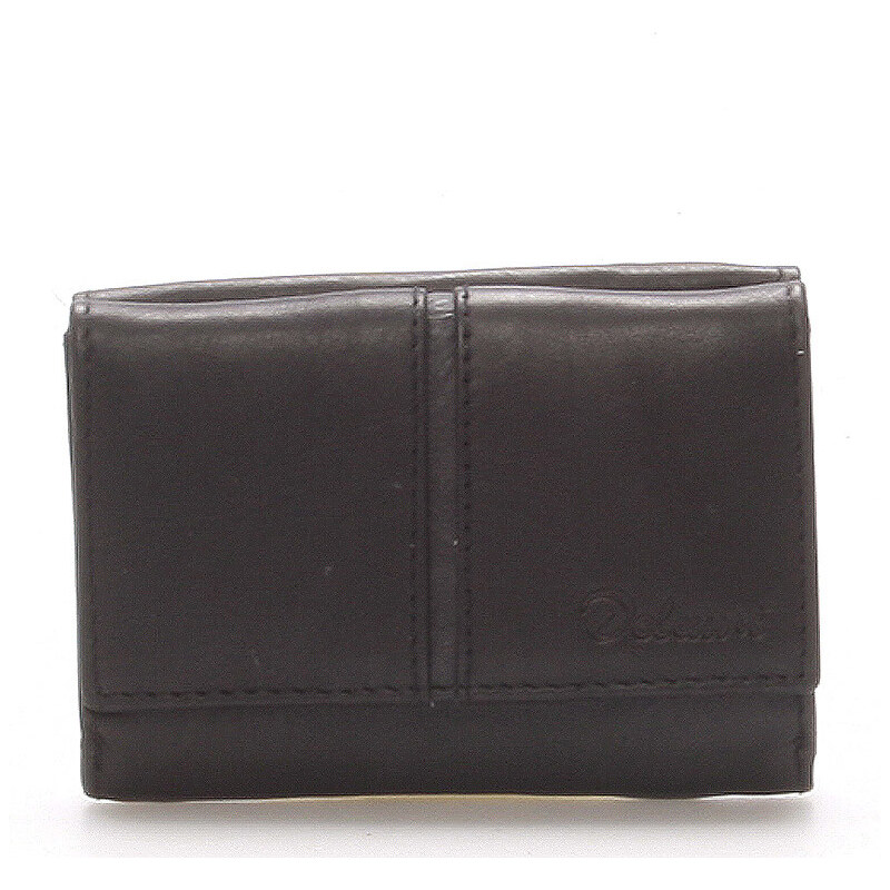 Dámská kožená peněženka DELAMI, Little One BLACK