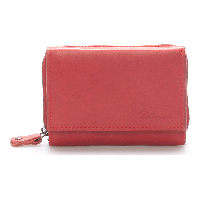 Kožená peněženka Delami Roxy, červená