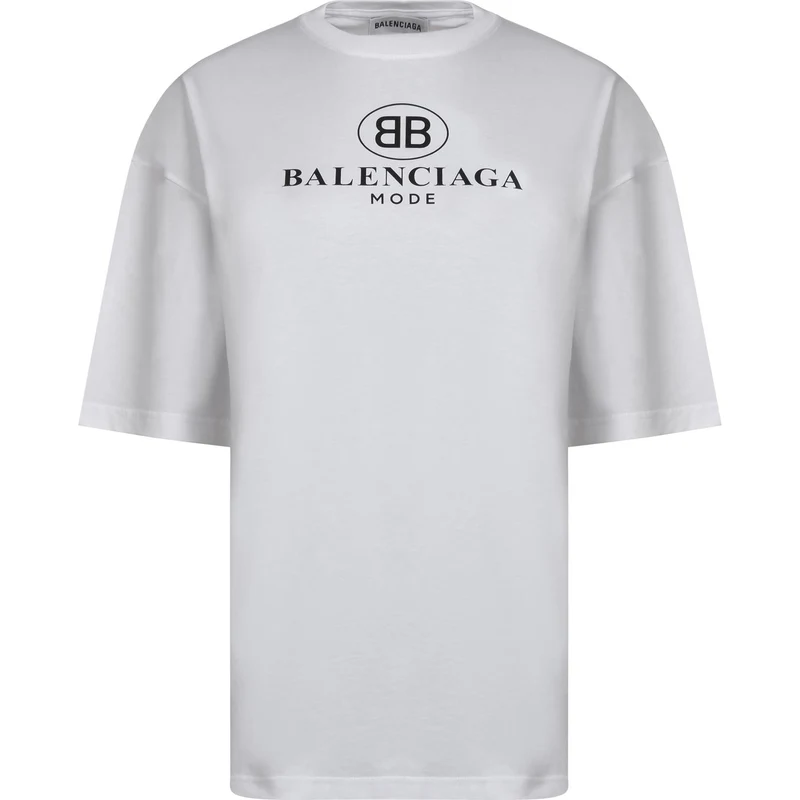 Tričko BALENCIAGA Mode Logo Oversized T Shirt - GLAMI.cz