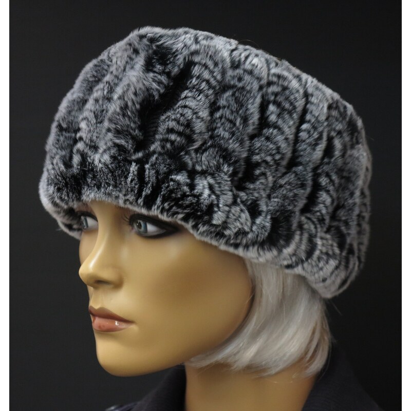 Špongr Kožešinová čelenka/nákrčník S61 Black & White 33104546