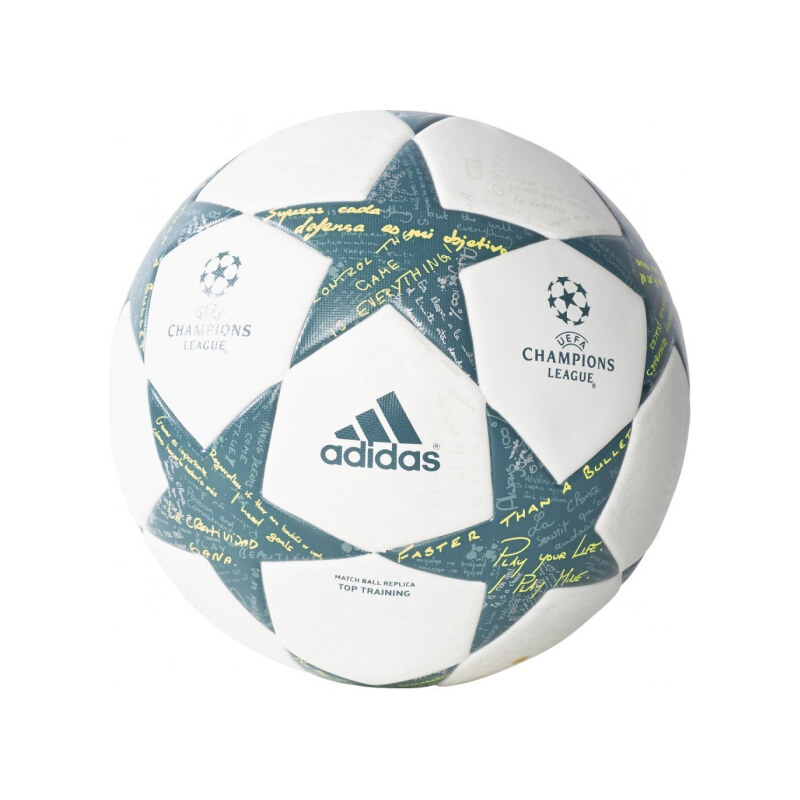 Fotbalový míč adidas Performance FINALE16TTRAIN (Bílá / Zelená)