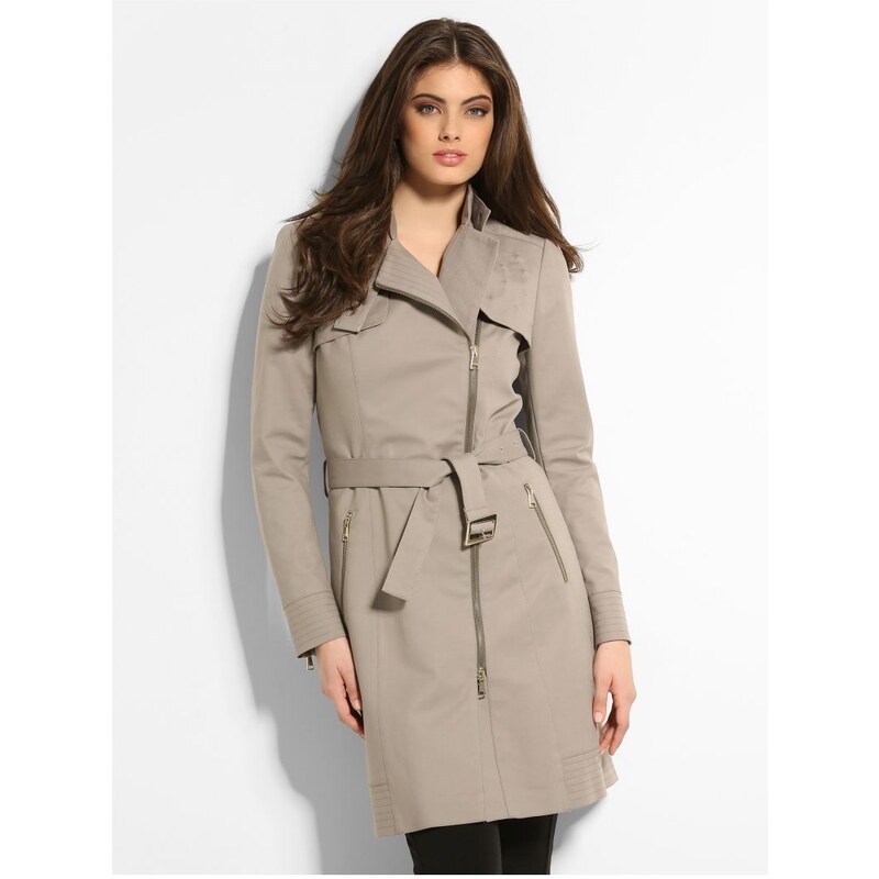 Guess Gabardin Stretch Trench Coat