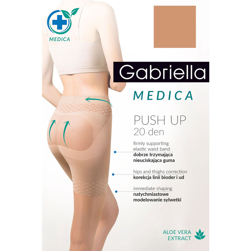 Silonkové punčocháče Gabriella Medica Push-up 20 Den Code 127