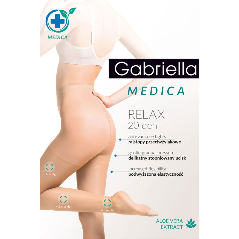 Silonkové punčocháče Gabriella Medica Relax 20 DEN Code 110 - výprodej 114945267
