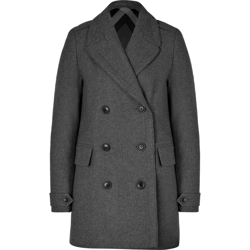 Burberry Brit Wool-Cashmere Stockcliffelt Coat