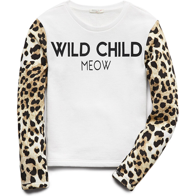 FOREVER21 girls Wild Child Sweatshirt (Kids)