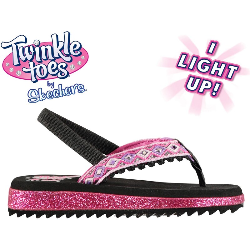 Skechers Twinkle Toes Girls Flip Flops