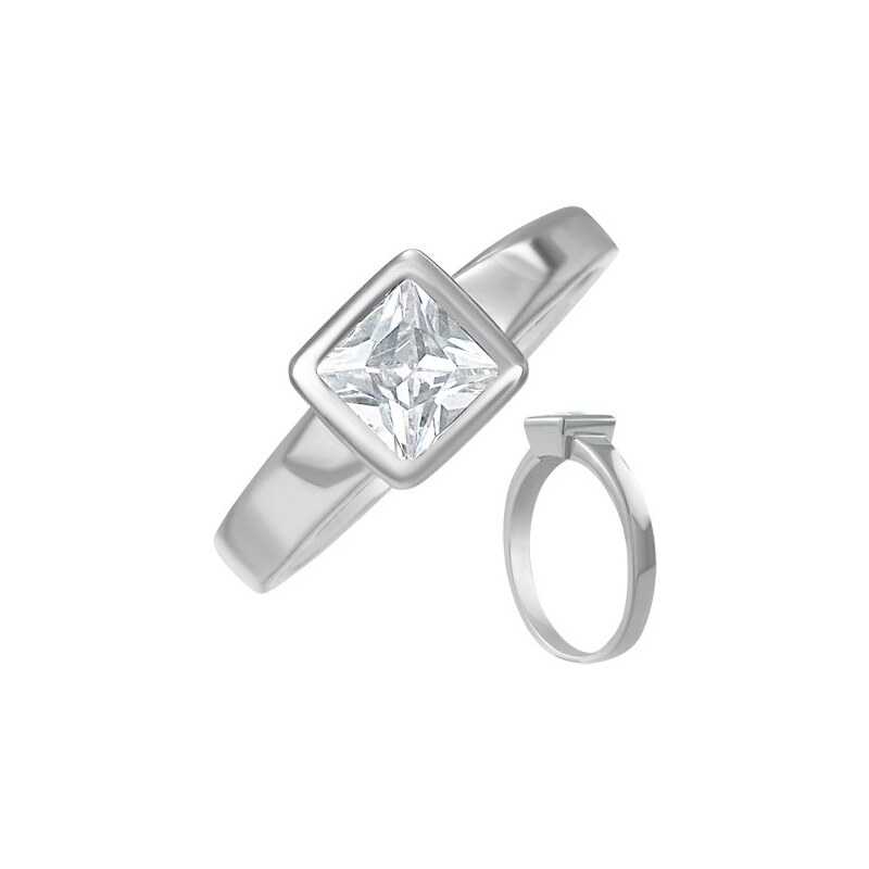 Prsten dámský s krystalem - dle obrázku - Vel.6 DAMSON