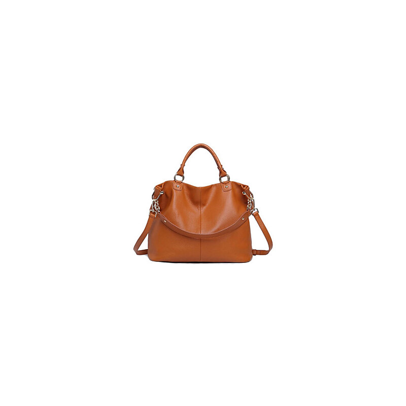 LightInTheBox Women's New Fasion Large CapacityGenuine Leather Handbags Cowhide Shoulder Bag Band Crossbody Bag