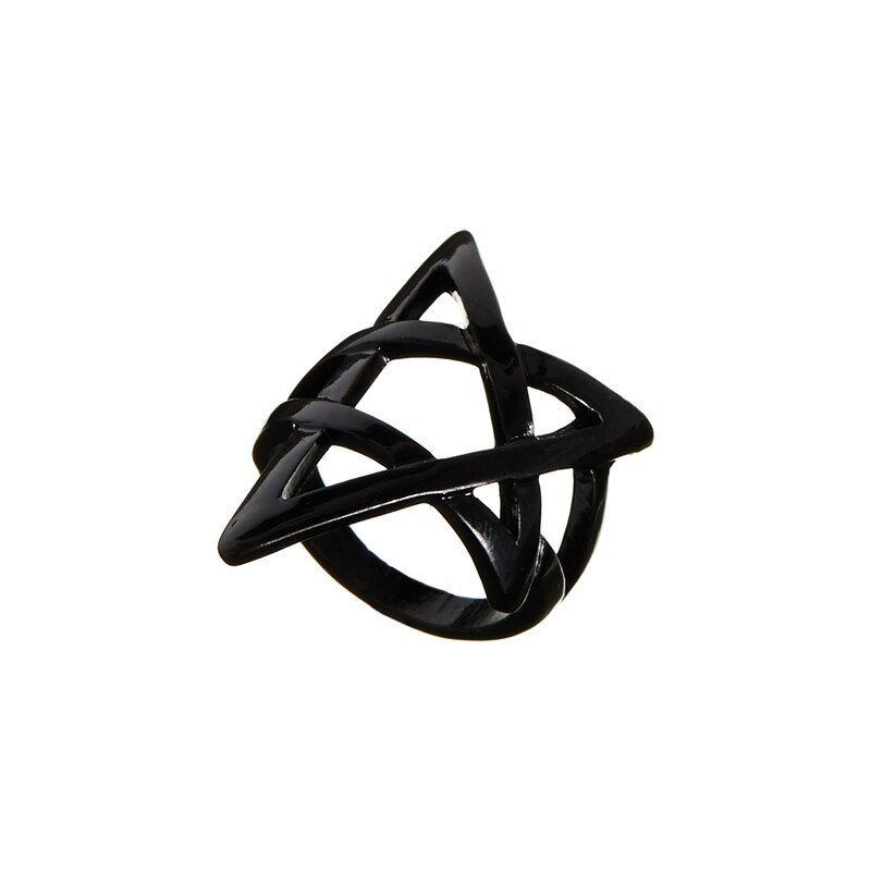 ASOS Pentagram Ring - Black