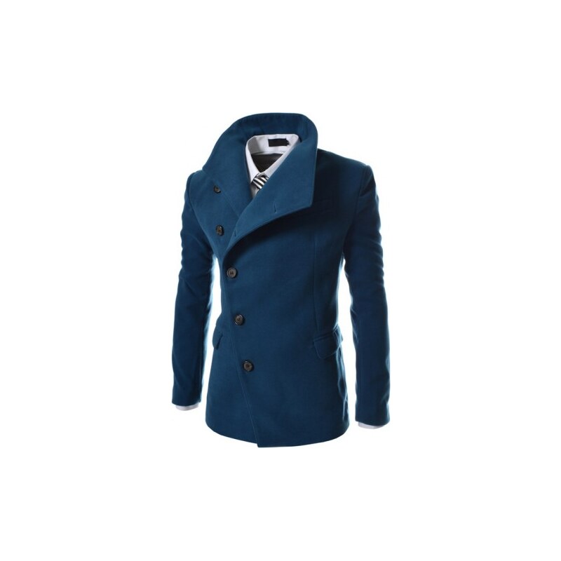 Pánský kabát Bulo modrý - modrá
