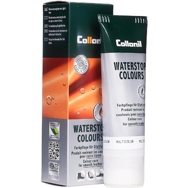 Collonil, Waterstop multicolor 75 ml, tmavě hnědý impregnační a ošetřující krém