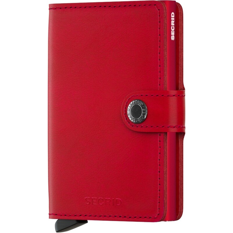 Kožená peněženka SECRID Miniwallet Original Red červená