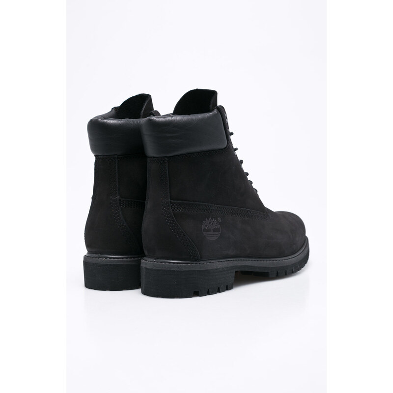 Semišové boty Timberland 6" Premium Boot pánské, černá barva, TB0100730011